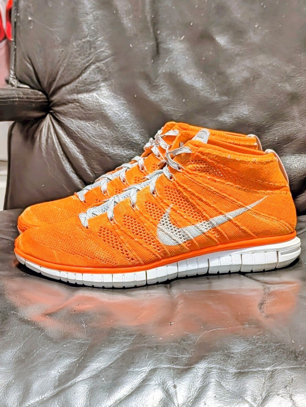 Nike Free Flyknit Chukka - 'Total Orange/Volt'